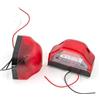 QIFANB Fanalino 2 Pezzi 12V 24V 8 LED Luce Targa Posteriore Per Auto Per Moto Camion Rimorchio ATV RV Impermeabile