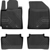 MOTOS Tappetini in gomma per auto adatto per Hyundai i10 II 2013-2019 Migliorate il vostro comfort di viaggio con il tappetino antiscivolo per auto No.77