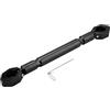 Yosoo Health Gear Barra di Rinforzo Manubrio Moto, Supporto Manubrio Moto Regolabile Universale e Barra di Serraggio Set di Barra Trasversale in Lega di Alluminio(nero)