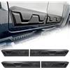 JHCHAN Protezione porte auto Protezione Porta Finitura Porta per Ford Ranger 2012-2022 T6 T7 T8 Raptor Wildtrak XL XLT Limited Tremor Platinum Double Cab Protezione Porta Nero Opaco