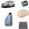 OP Kit tagliando 3 filtri + 5L olio 5W-30 Q8 Prestige compatibile con Dacia duster hs 1.6 SCE 115 LPG Benzina/gasauto (gpl) 2015-2018