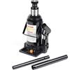 Wiltec Cric a bottiglia da 10 t abbassamento lento 205-390 mm Martinetto idraulico