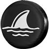 Generic Copriruota di Scorta Shark Fin in Water Copertura per Pneumatici Premium Ruota di Scorta Coperture Durevole Copertura della Gomma per Rimorchi Universali Truck 15inch
