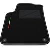 Somer Car Tappetino Auto SOLO LATO GUIDA 1pz compatibile con Citroen C3 2009-2013 | 1 tappeto su misura in moquette, bandiera Italia