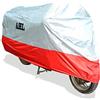 AHL Motocicletta Telo Coprimoto Impermeabile Antipolvere Anti UV Traspirante per Esterni Durante Tutto l'anno (Rosso 3XL)