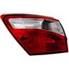 EASYSHOP24H Faro Fanale Fanalino Posteriore Esterno SX Compatibile Per Qashqai J10 +2 Restyling da 2010 al 2013 Stop Gruppo Ottico Sinistro Lato Guida LED