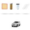 HOFFCAR Kit tagliando 4 filtri compatibile con Jeep Cherokee III (KK) 2.8 crd 130kw 2008