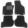 ASC Tappetini Auto Compatibili con VW Golf 5 Serie 2004-2007, Attacco Ovale, Moquette, Bordo Antiscivolo, Battitacco in Gomma/PVC