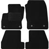 TEXER Tappetini in tessuto, adatti per Ford Focus III 2014-2018 Basic