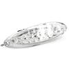 one by Camamoto fanale Stop Posteriore (cod 77204411A LEDs Vetro Trasparente omologato CE Attacco Universale per Moto Cross Enduro Race Motard (16 LED Altezza 30 mm/Lunghezza 107 mm/profondità 32 mm)