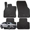 W-Parts TAPPETI - TAPPETINI IN GOMMA 3D TPE NERI PER AUDI Q3 Sportback F3B dal 2018 ->