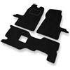 Mossa Premium tappetini auto in velluto compatibili con Ford Transit VI (2000-2006) - tappeti auto - nero 1