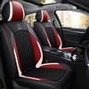 Muchkey Coprisedili Auto 5 posti per Mercedes GLE 43 AMG Coprisedile Impermeabile in Pelle Con Cuscino Cervicale e Lombare Posteriore Protezioni per Sedili Copri (MH101-Marta Rosso