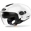 MOTOTOPGUN AIROH Helios HE14 Casco Moto, Bianco (White Gloss), MC