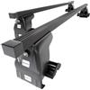 Mossa Barre portatutto in acciaio compatibili con Hyundai ix20 Hatchback (2010-2019) nero - portapacchi auto - portabagagli barre da tetto - senza punti di fissaggio di serie