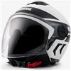 Blauer HT Blauer Demi Jet DJ-01 Graphic B Casco Jet, bianco, S (54/56)