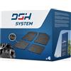 DGH SYSTEM Tappetini Tappeti per auto compatibile con Fiat PANDA 141 I DUE VOLUMI 1980-2003