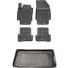 MOTOS Set di tappetini in gomma e tappetini in Pe per il bagagliaio Renault Captur I 2013-2019 Migliorate il vostro comfort di viaggio con il tappetino antiscivolo per auto - tappetino per auto per tu