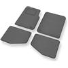 Mossa Tappetini auto adatti per Jeep Wrangler II SUV 1996-2006 4 pz. grigio