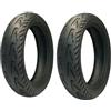 Generic Coppia Pneumatici Goodride 100/80-16 + 120/80-16 D805 Copertoni Gomme Compatibili Con Moto Honda SH 125/150