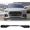 LohxA Labbro Diffusore Paraurti Posteriore per Audi Q5 Sportback 2021 2022 2023 2024, Splitter Paraurti Kit Corpo,Spoiler Labbro Posteriore,Black-Black