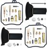 Generic Kit di riparazione carburatore per moto V-STAR DRAGSTAR XVS650, kit di ricostruzione carburatore con galleggiante a diaframma e taglio dell'aria XVS 650 (kit di riparazione, galleggiante)