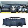 TTOILS Tappetino in pelle per tappetino per cruscotto, per Smart Fortwo Forfour 2007-2014 Accessori per lo styling dell'auto