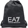 EA7 Zaino a sacca uomo Emporio Armani black/white logo UB26EA04 7X000283 AF19722