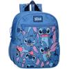 Disney Joumma Disney Happy Stitch Zaino Prescolare Blu 23x28x10 cm Poliestere 6,44L, blu, Zaino prescolare