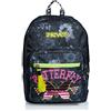 Seven Zaino Scuola Extra Fit, Nero, Flying Dreams, Zaino Doppio Scomparto Super Capiente con Maxi Tasca con Organizer, Scuola & Tempo libero, Bambine e Ragazze