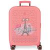 Enso Bonjour Cabin Valigia Corallo 40x55x20 cm ABS rigido Lucchetto TSA integrato 37L 2,74 kg 4 Doppie ruote Bagaglio a mano