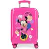 Disney Love Minnie Trolley cabina Rosa 37x55x20 cms Rigida ABS Chiusura a combinazione numerica 34L 2,6Kgs 4 doppie ruote Bagaglio a mano