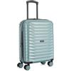 NPLE Krypton - Trolley S Espandibile Bagaglio a Mano, 55 x 40 x 20 cm, con TSA, Con cerniera espandibile 5 cm 35/41 L, super leggero 2,4 kg (Green, Bagaglio a mano 55x40x20cm)