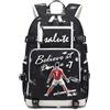 fionyalion light Giocatore Di Calcio Rd7 Multifunzionale Zaino Indietro Elementi Di Schizzo Fans Daypacks Zaini Laptop Casual