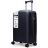 4FLY Trolley Da Viaggio Rigido Leggero XL - 75 cm (90L), Grande Valigia Trolley Con Serratura TSA, 4 Ruote Doppie Spinner E Manico Telescopico In Alluminio, Bagaglio Da Stiva, Bagaglio Da Viaggio