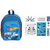 Undercover Zaino per l'asilo Hot Wheels per ragazzi - Personalizzato con nome, zaino per bambini con torre e pittore, 35 pezzi, Set 1 - Hot Wheels, M, riproduci o tema