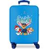 Paw Patrol La Patrulla Canina Playful Valigia da cabina blu 38 x 55 x 20 cm rigida ABS chiusura a combinazione laterale 34 l 2,66 kg 4 ruote doppie bagaglio a mano