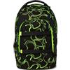satch Black Neon Green - Zaino per bambini Bambini unisex, Green Supreme - Schwarz, Einheitsgröße - SAT-SIN-001-9SG