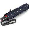Knirps T.200 Medium Duomatic Kelly Dark Navy UV protection Ombrello classico, 94 cm, Blu (Dark Navy)