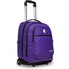 Invicta Trolley BUMP PLAIN Viola - 2 Scomparti + 2 Tasche Frontali + Tasca Porta Borraccia - Maxi Capienza 42 LT - Scuola Viaggio & Tempo Libero