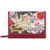 Braccialini Portafoglio Donna Cartoline Verona con Clip e Fiori