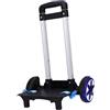 Generic Carrello con ruote, pieghevole, scorrevole, multifunzione, per picnic, pesca, viaggi, Blu