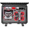 MC-CASES® Valigia per DJI Avata 2 Fly More Combo - Impermeabile Antiurto per DJI Goggles 3 RC Motion 3 & DJI FPV Telecomando 3 Accessori Made in Germany, Nero , Valigetta rigida