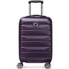DELSEY PARIS - AIR ARMOUR - Valigia da Cabina Rigida Estensibile - 55x35x26 cm - 42 L - S - Viola Scuro