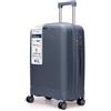 4FLY Trolley Da Viaggio Rigido Leggero XL - 75 cm (90L), Grande Valigia Trolley Con Serratura TSA, 4 Ruote Doppie Spinner E Manico Telescopico In Alluminio, Bagaglio Da Stiva, Bagaglio Da Viaggio