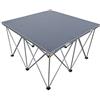MusicalStore2005.com MusicalStore2005 Set per ZZIPP Pedana Modulare 100x100 cm con Base Telescopica Regolabile 20 cm - Ideale per Palchi, Eventi e Allestimenti Professionali