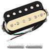 Fleor Humbucker - Pickup per chitarra Alnico 5 pickup ponticello 14-15K Zebra