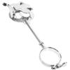 KAILIKETIY Leggio Musicale per Clarinetto Portatile, Supporto per Spartito in Ferro Argento, Leggero e Resistente All'usura per Marcia