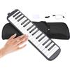 Generic Melodica Instrument Kids, Talk Box, tastiera per pianoforte ad aria con doppio tubo, strumento sicuro per parlare a casella, melodia per , melodica a bocca stabile, per principianti