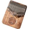 LJRRTYQ Kalimba Kalimba Professionale 34 Tasti Noce Nera Kalimbas 38 Tasti Pianoforte A Pollice In Legno Kalimba BC Tavola Piatta(38 keys)